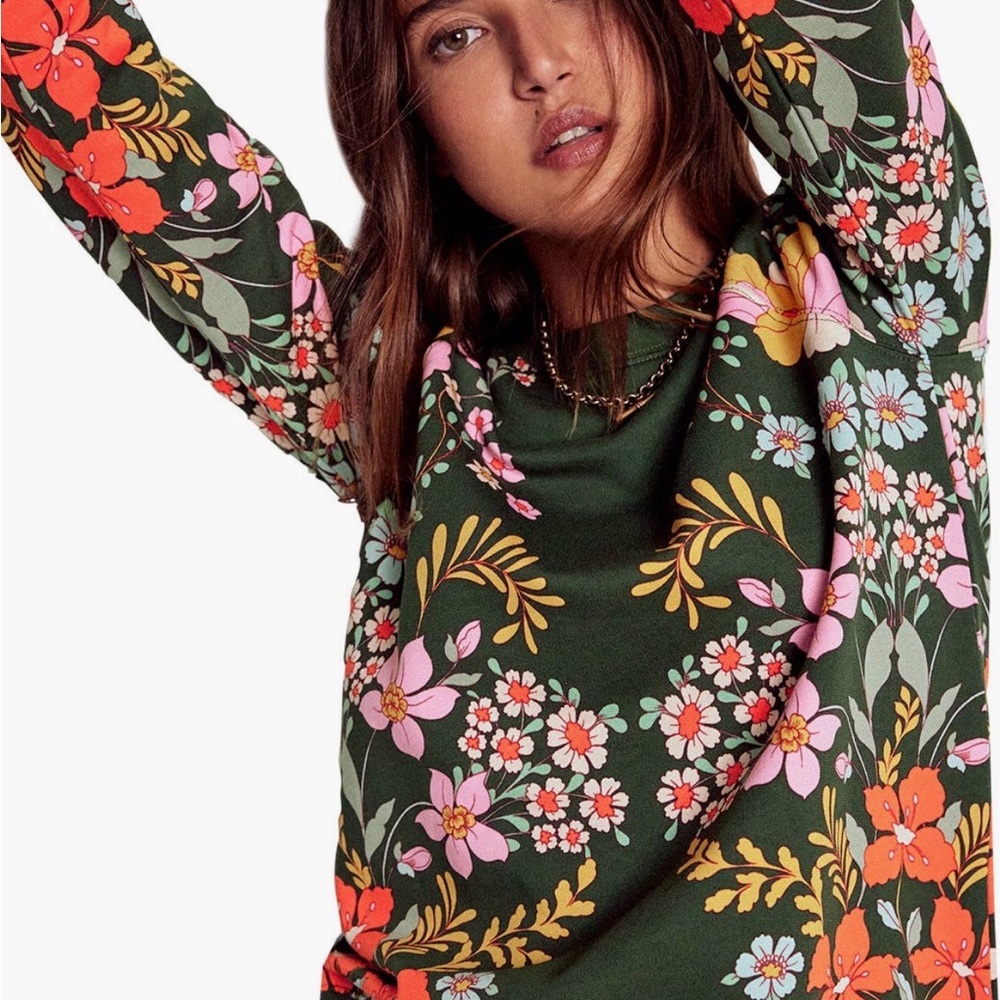 NWT Boden Rosa Graphic printed sweatshirt